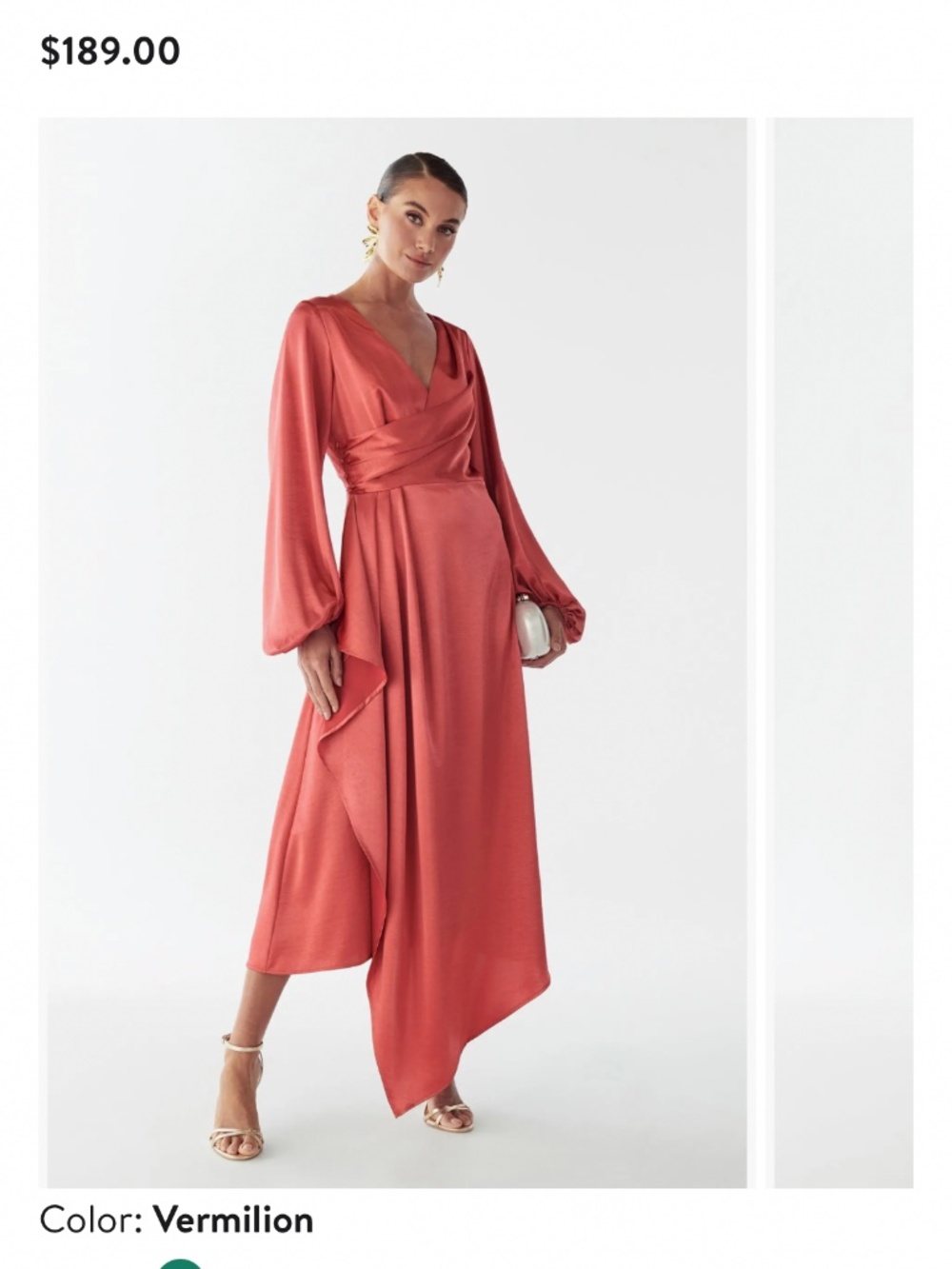 Willa the label Vermilion wrap dress.